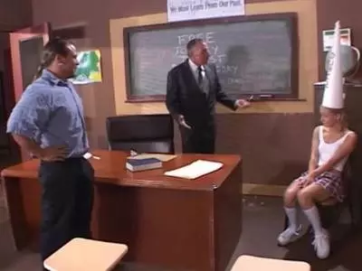 Young girl lets the teacher fuck her anal